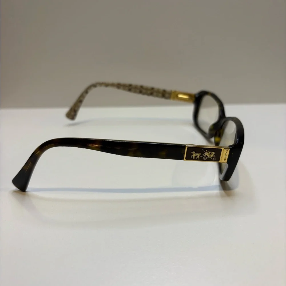COACH EYEGLASSES HC6063 (Elizabeth) 5262 (Dark Tort‎ Sand SigC) COACH GLASSES